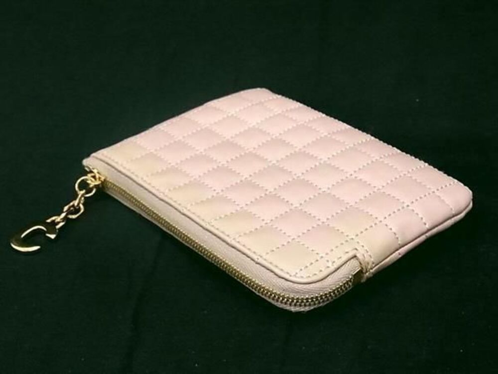Celine Beige Leather Wallet Tan